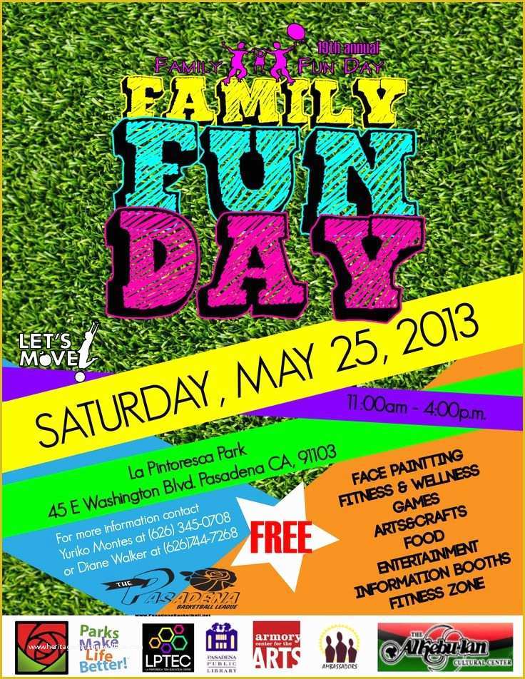 Fun Day Flyer Template Free Of Fun Day Flyer Template From Coronetpublications