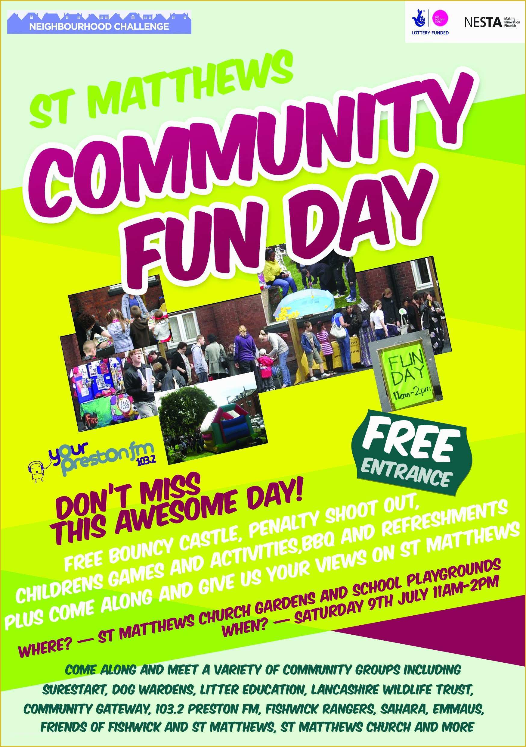 Fun Day Flyer Template Free Of New Partnerships In St Matthew’s