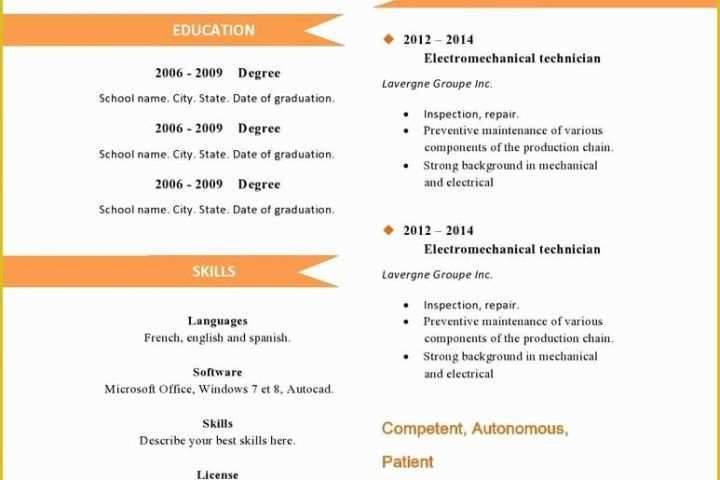 Fun Resume Templates Free Of 42 Best Fun Resume Templates Vt A8185 – Resume Samples