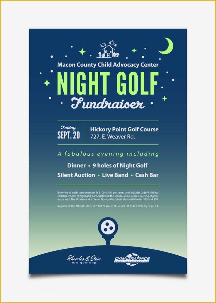 Fundraising Poster Template Free Of 32 Best Golf events Images On Pinterest