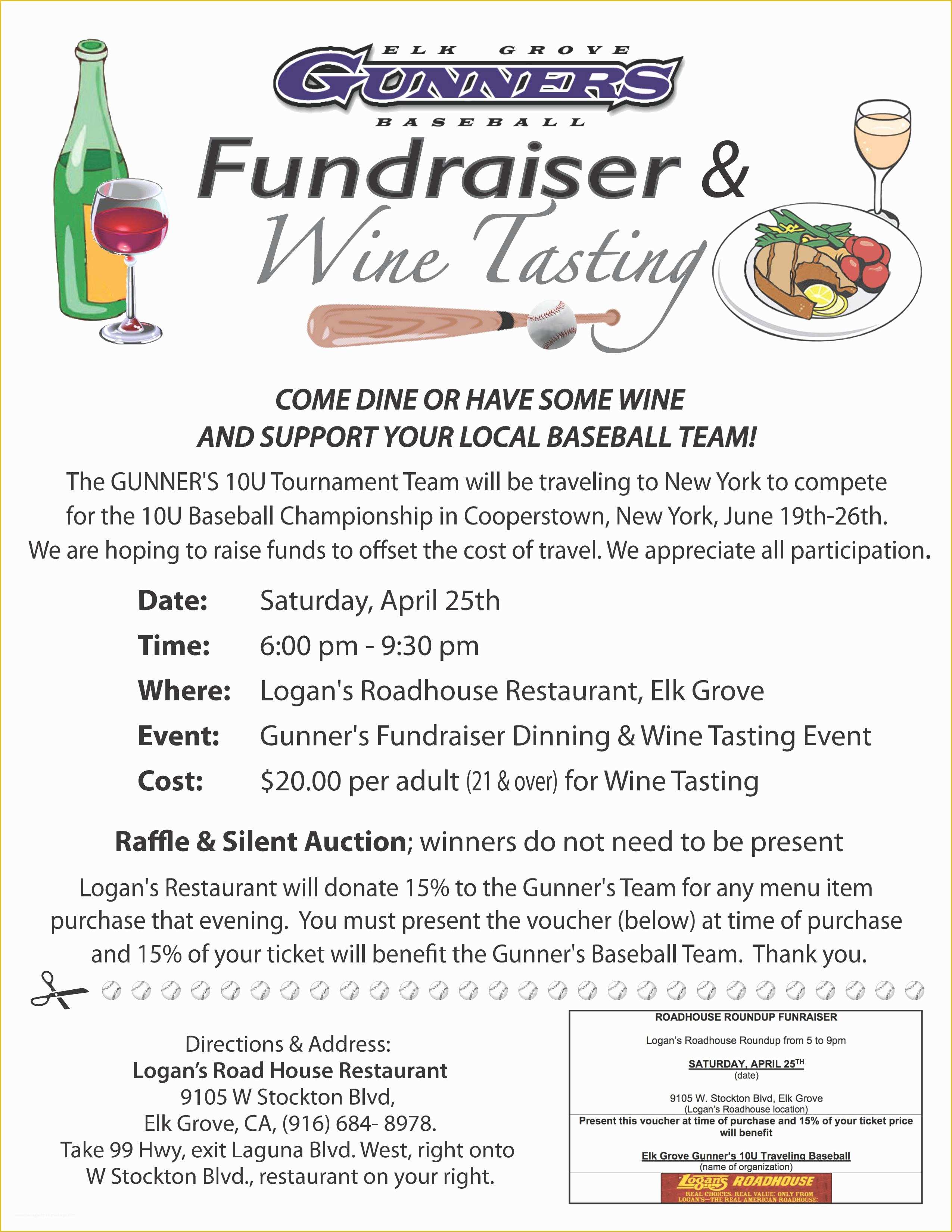 Fundraising Poster Template Free Of Baseball Fundraiser Flyer Template Yourweek Eca25e