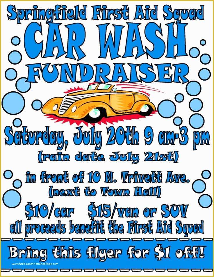 Fundraising Poster Template Free Of Car Wash Flyer 2013 Fundraising Pinterest