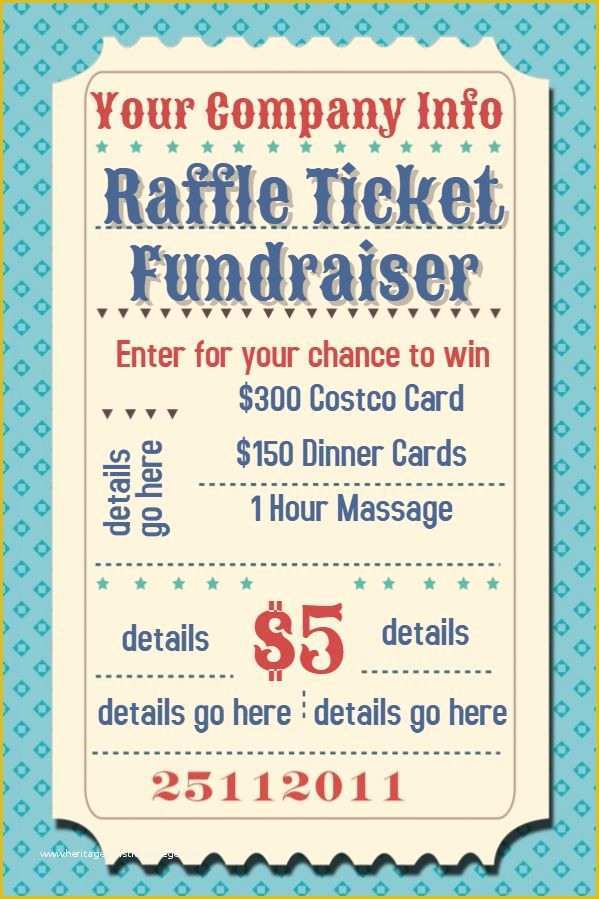 Fundraising Poster Template Free Of Raffle Flyer Template to Customize