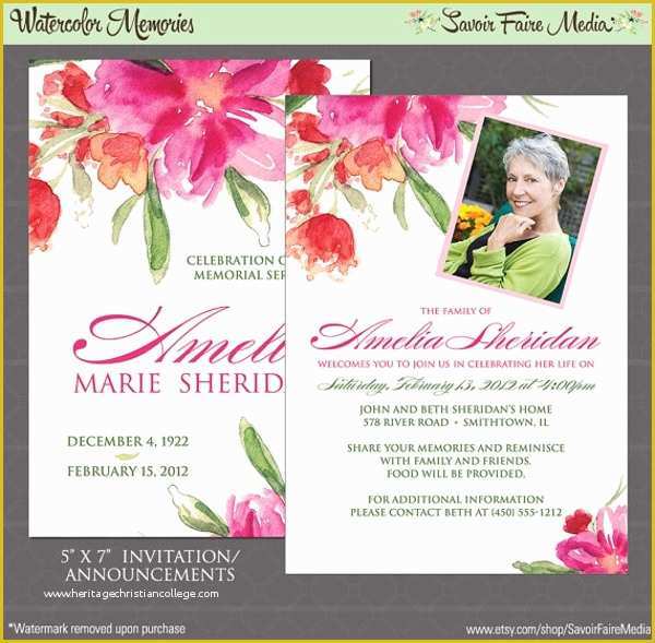 Funeral Invitation Template Free Download Of 12 Sample Funeral Invitation Templates