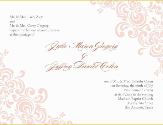 Funeral Invitation Template Free Download Of Free Printable Wedding Invitation Templates Download