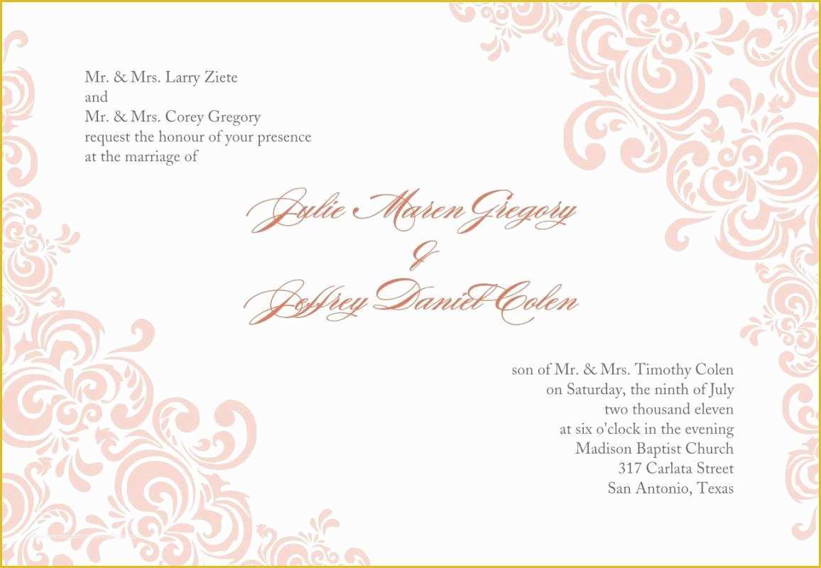 Funeral Invitation Template Free Download Of Free Printable Wedding Invitation Templates Download