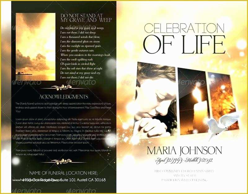 Funeral Invitation Template Free Download Of Sample Funeral Program Template Download Free Memorial