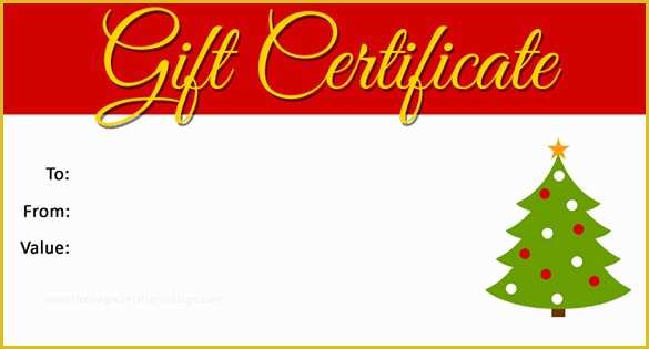 Gift Certificate Template Word Free Download Of 20 Christmas Gift Certificate Templates Word Pdf Psd