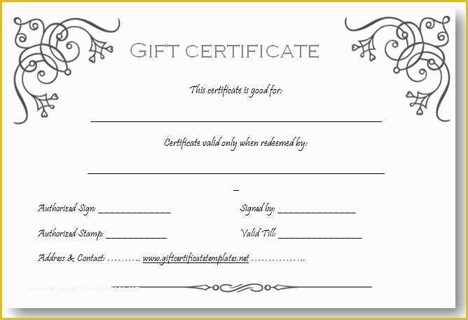 Gift Certificate Template Word Free Download Of Art Business T Certificate Template
