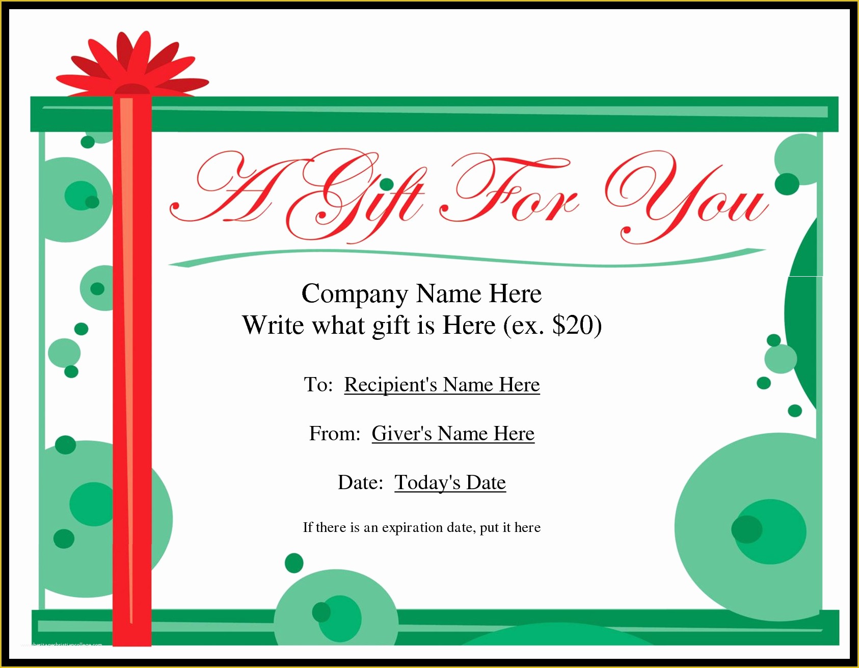 Gift Certificate Template Word Free Download Of Award Template Word Example Mughals