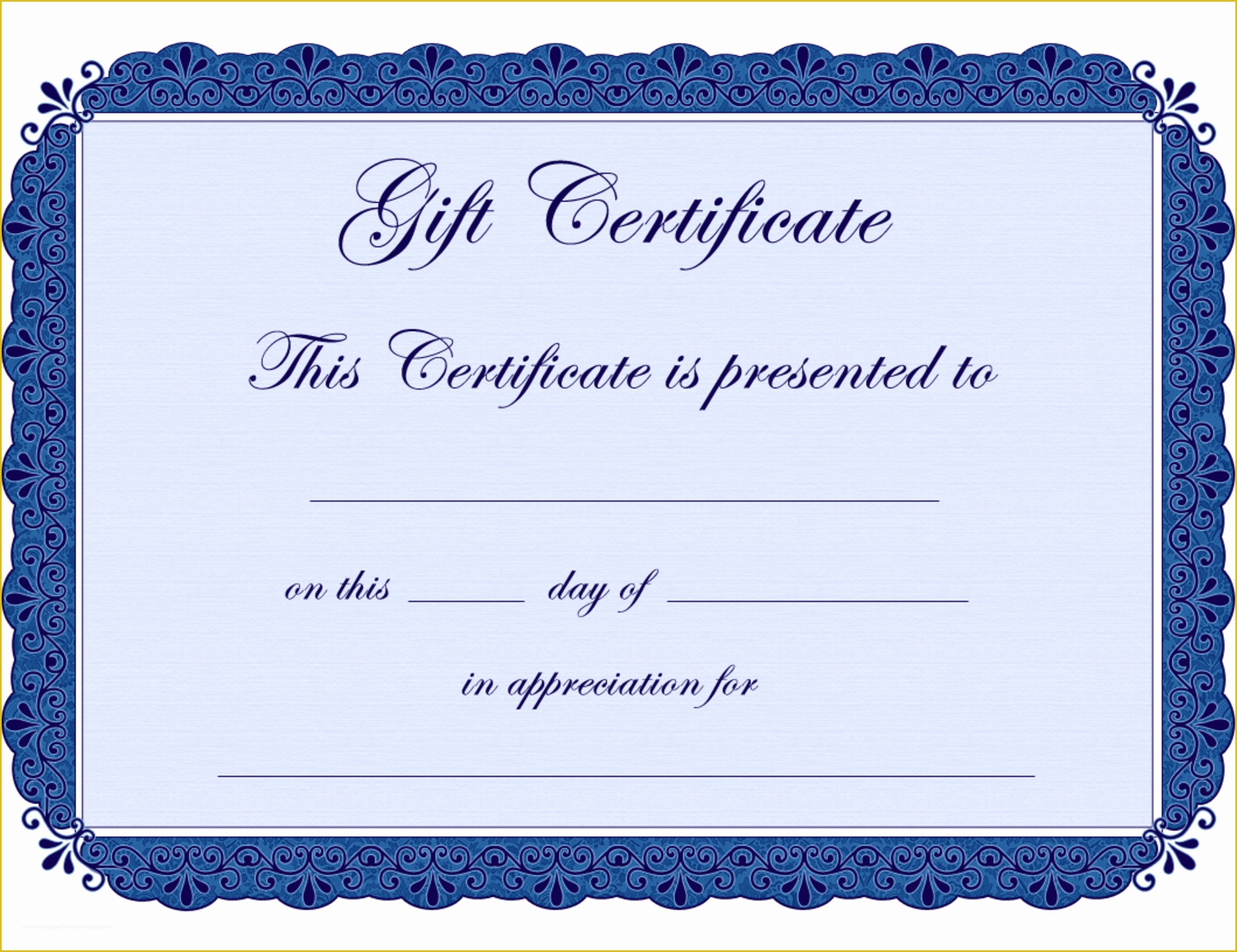 Gift Certificate Template Word Free Download Of Gift Certificate Templates Microsoft Fice Templates