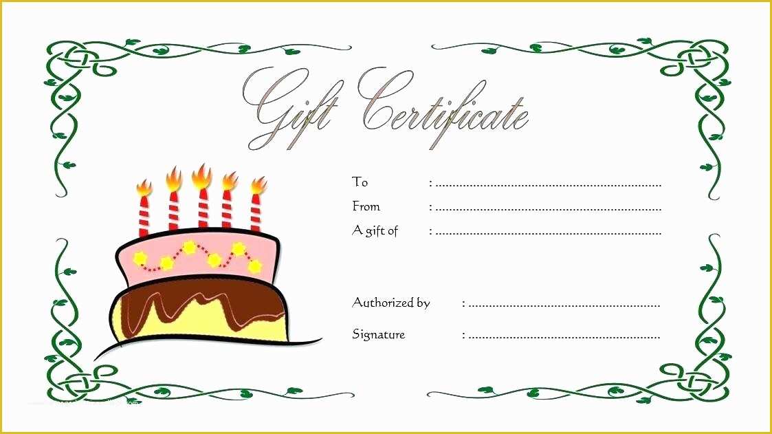 Gift Certificate Template Word Free Download Of Gift Vouchers Templates Birthday Voucher Template Free