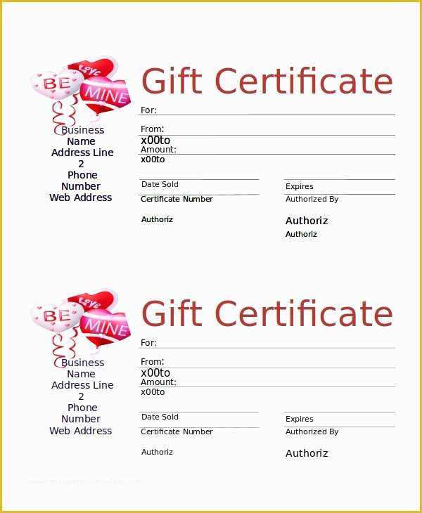 Gift Certificate Template Word Free Download Of Microsoft Word Certificate Template 5 Free Word