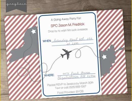 Going Away Party Invitation Template Free Of Moving Going Away Party Invitations or Announcements Diy