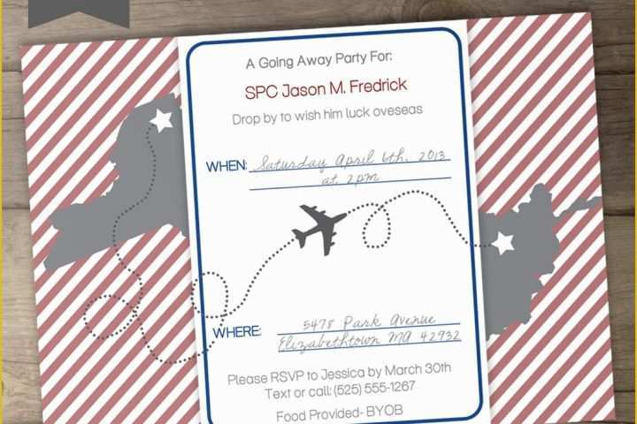 Going Away Party Invitation Template Free Of Moving Going Away Party Invitations or Announcements Diy