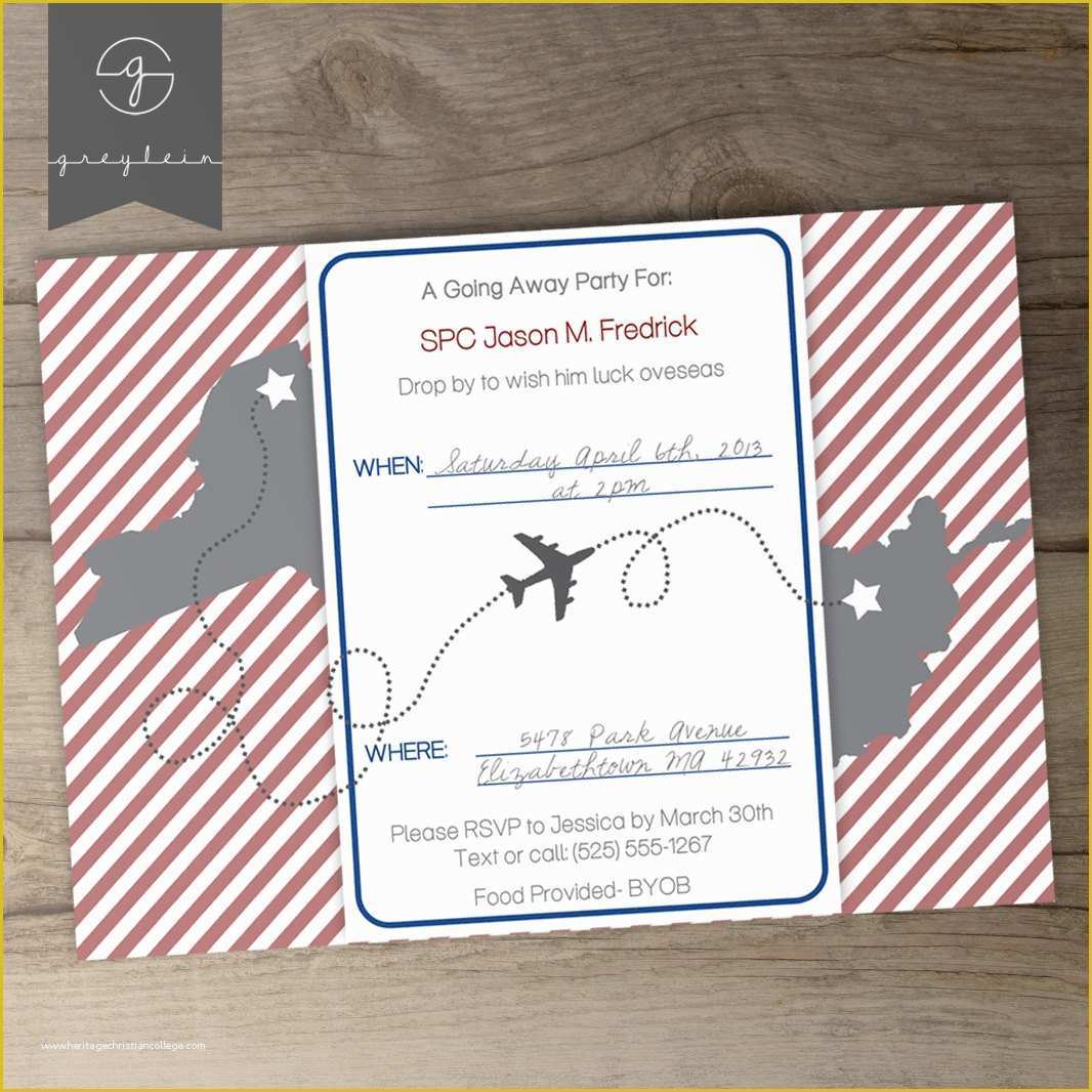 Going Away Party Invitation Template Free Of Moving Going Away Party Invitations or Announcements Diy