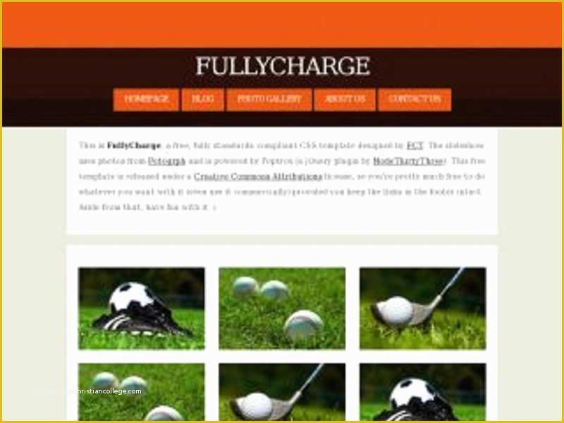 Golf Club Website Templates Free Of Golf Course Template Website