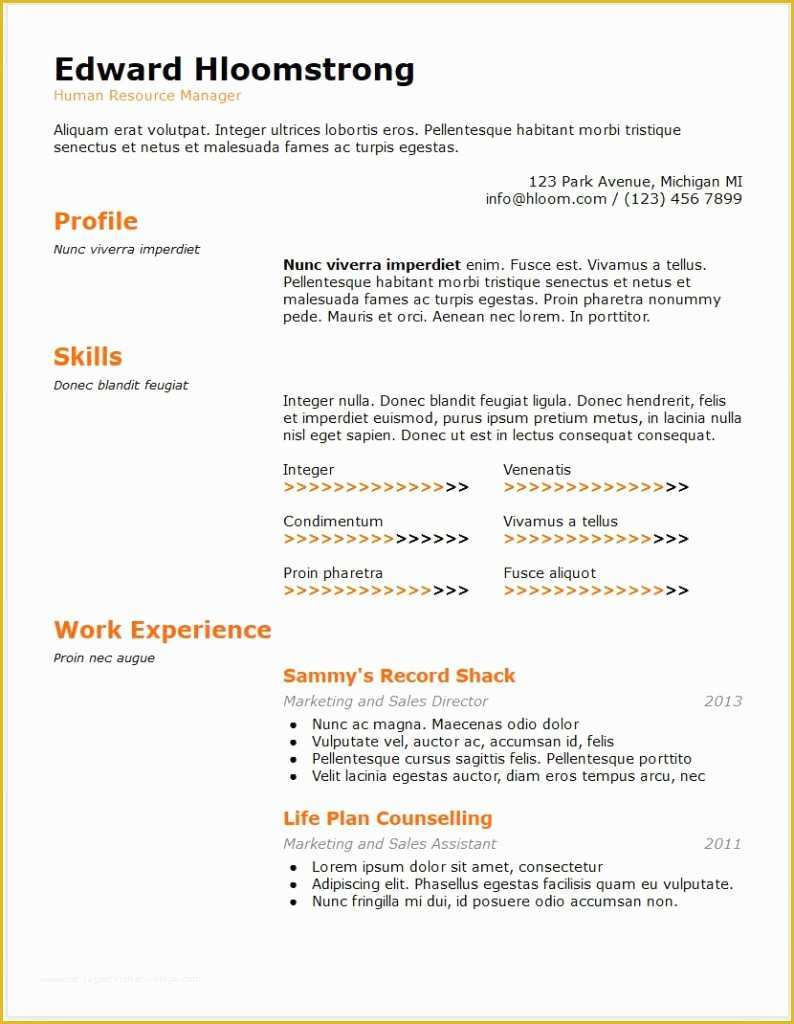 Google Docs Resume Template Free Of Fascinating Google Docs Resume Template Templates Free