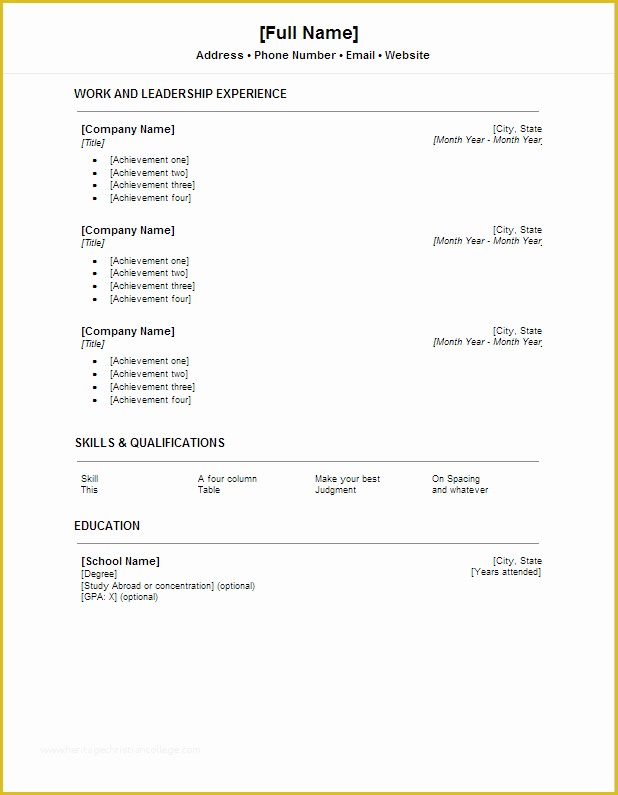 Google Docs Resume Template Free Of Google Docs Resume Template Free