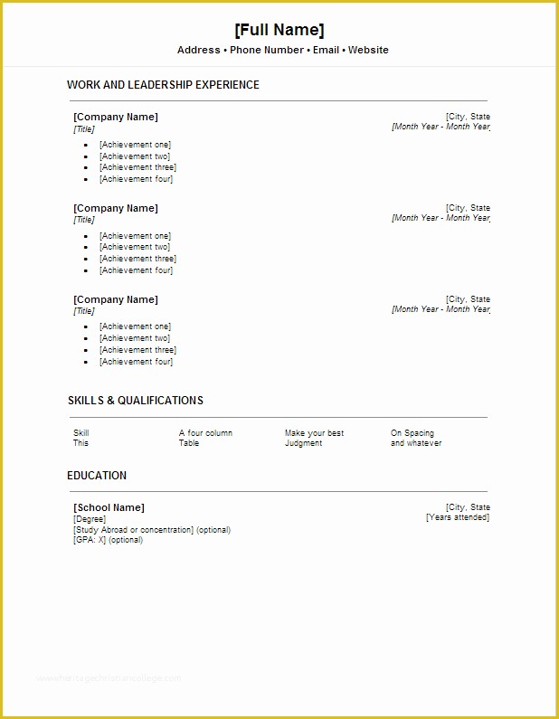 Google Docs Resume Template Free Of Google Docs Resume Template Free