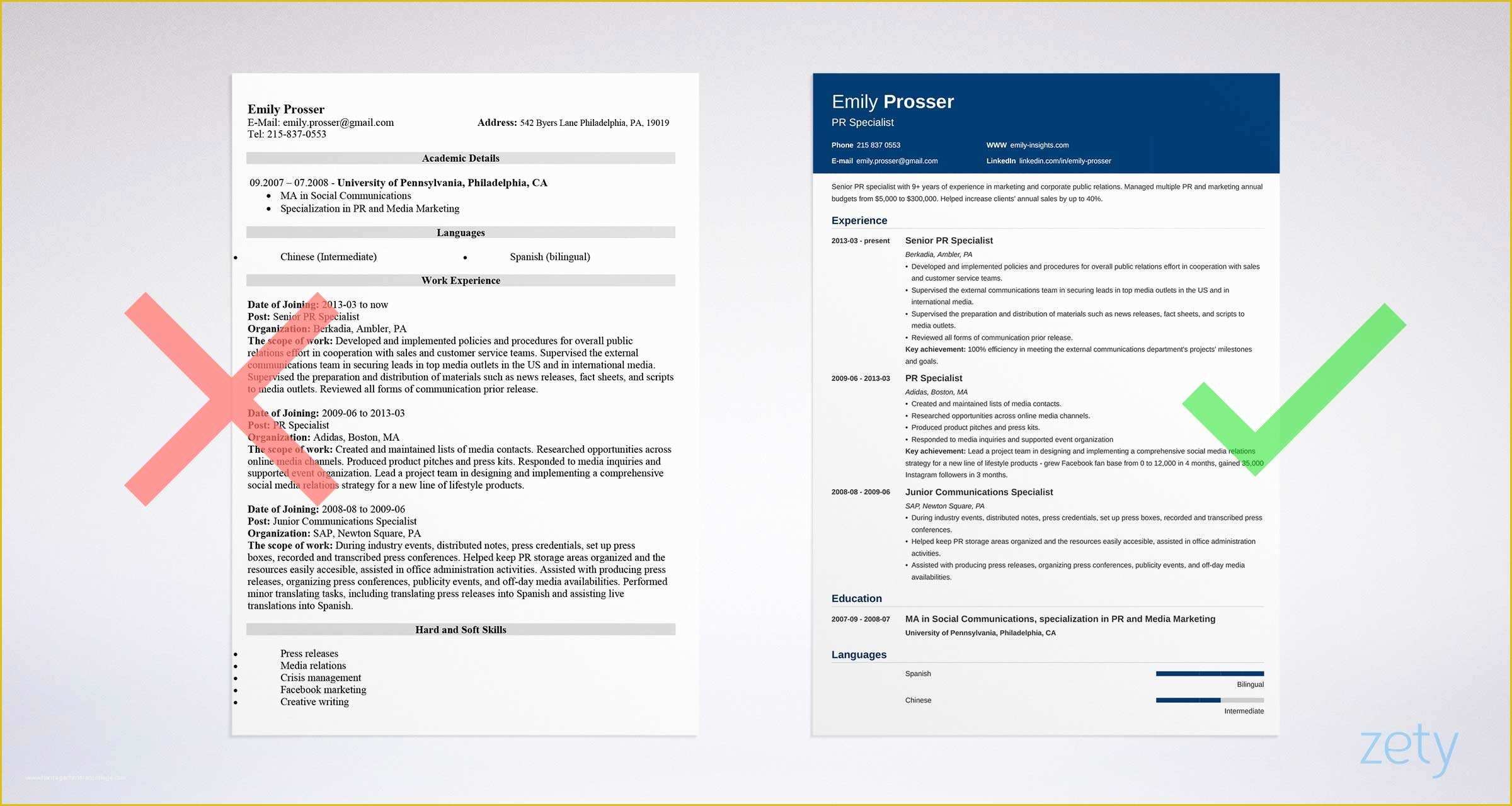 Google Docs Resume Template Free Of Google Docs Resume Templates 10 Examples to Download