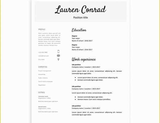 Google Docs Resume Template Free Of Google Docs Resume Templates 10 Examples to Download