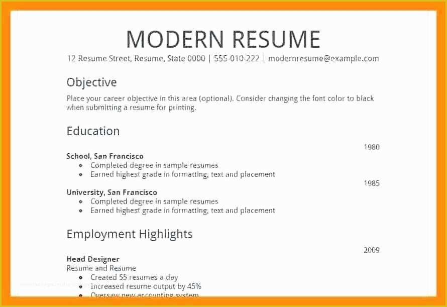 Google Docs Resume Template Free Of Google Resume Template Free Sarahepps