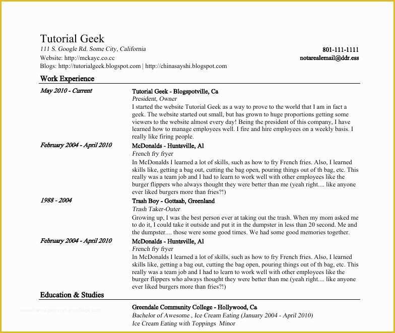 Google Docs Resume Template Free Of Google Resume Templates