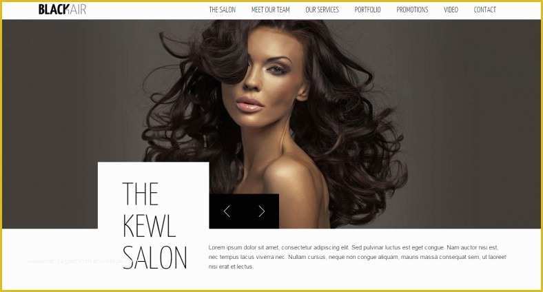 Hair Salon Website Templates Free Of 10 top HTML5 Templates for Hair Salons