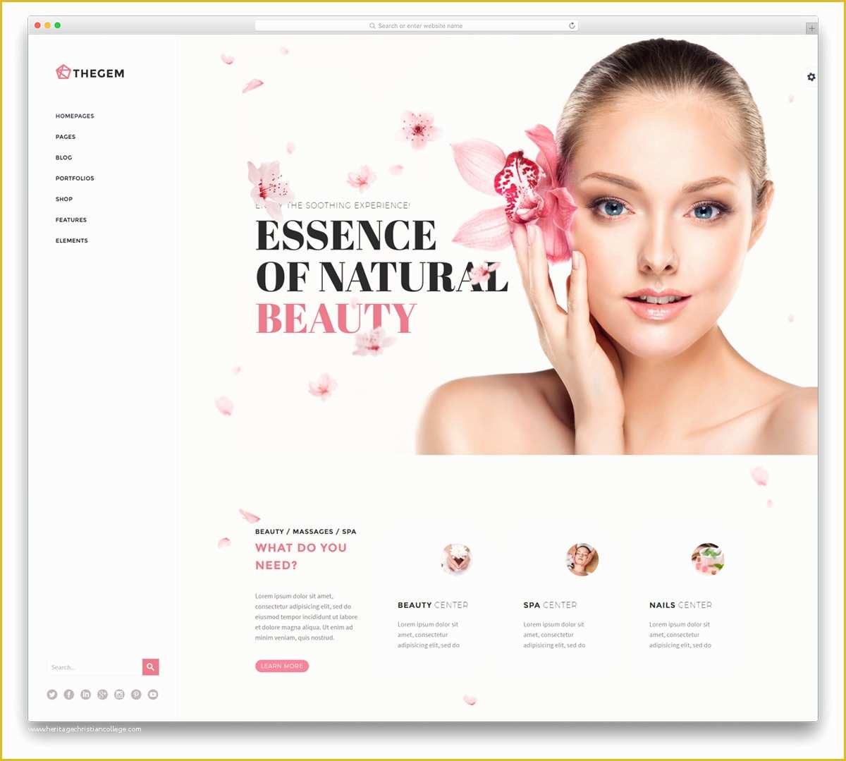Hair Salon Website Templates Free Of 34 Beautiful Spa & Beauty Salon Wordpress themes 2019