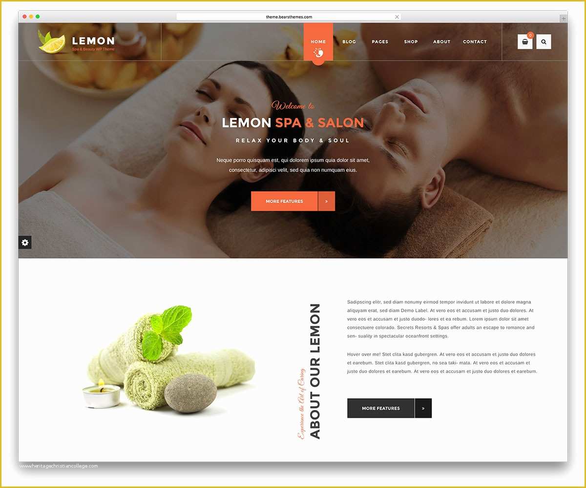 Hair Salon Website Templates Free Of 34 Beautiful Spa &amp; Beauty Salon Wordpress themes 2019