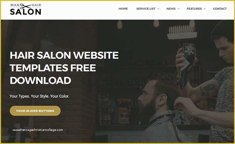 Hair Salon Website Templates Free Of Free Download HTML5 Css3 Website Template for Men S Hair