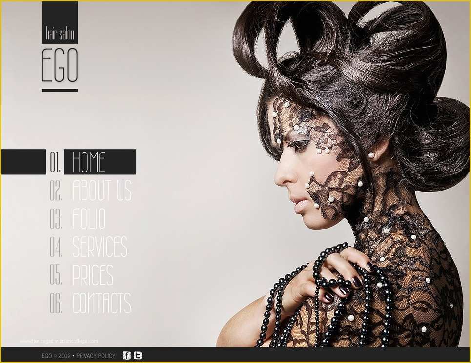 Hair Salon Website Templates Free Of Hair Salon Website Template