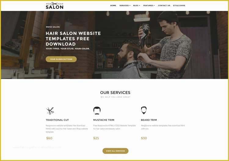 Hair Salon Website Templates Free Of Hair Salon Website Templates Free Download 72pxdesigns