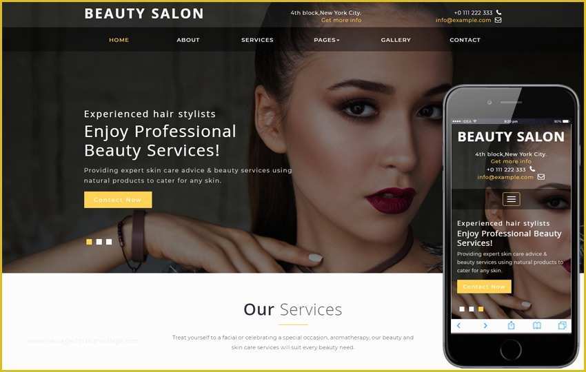 Hair Salon Website Templates Free Of Spa A Beauty and Spa Category Flat Bootstrap Responsive