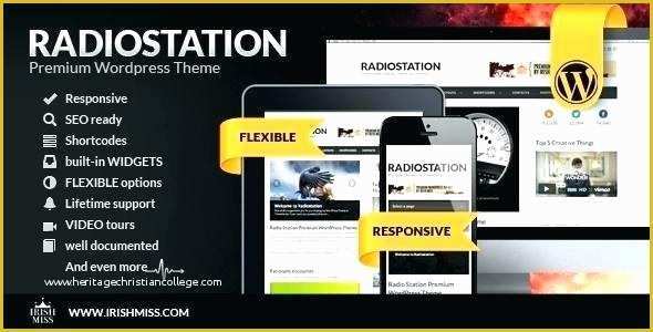 Ham Radio Website Templates Free Of Internet Radio Station Website Design Template Free Web