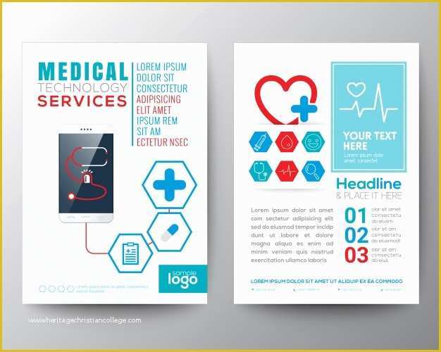 Health Flyer Template Free Of Medical Brochure Template Vector