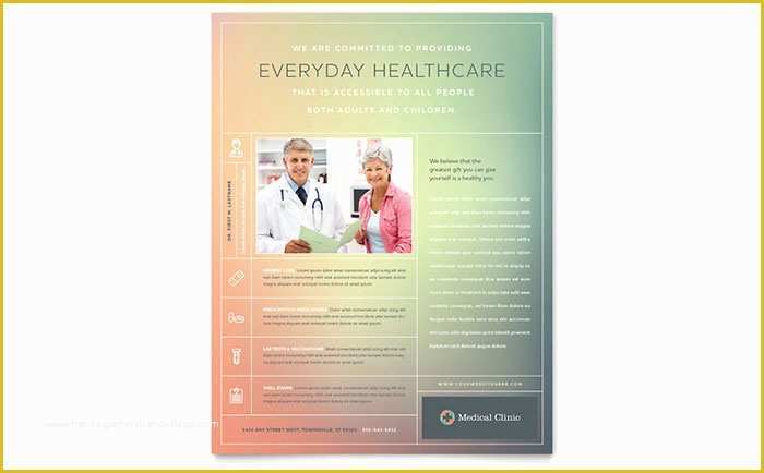 Health Flyer Template Free Of Medical Clinic Flyer Template Word & Publisher