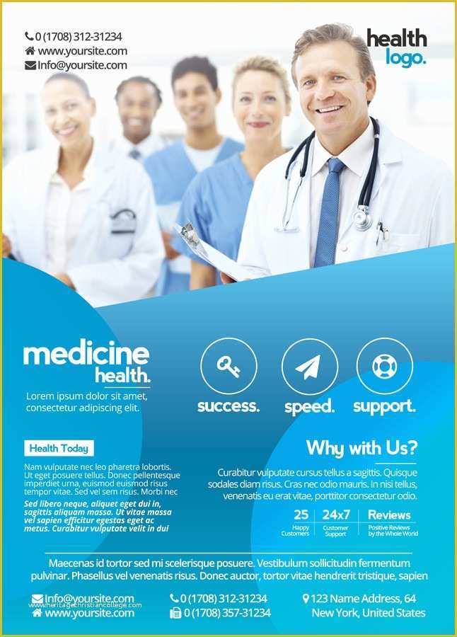 Health Flyer Template Free Of Stockpsd – Free Psd Flyers Brochures and More