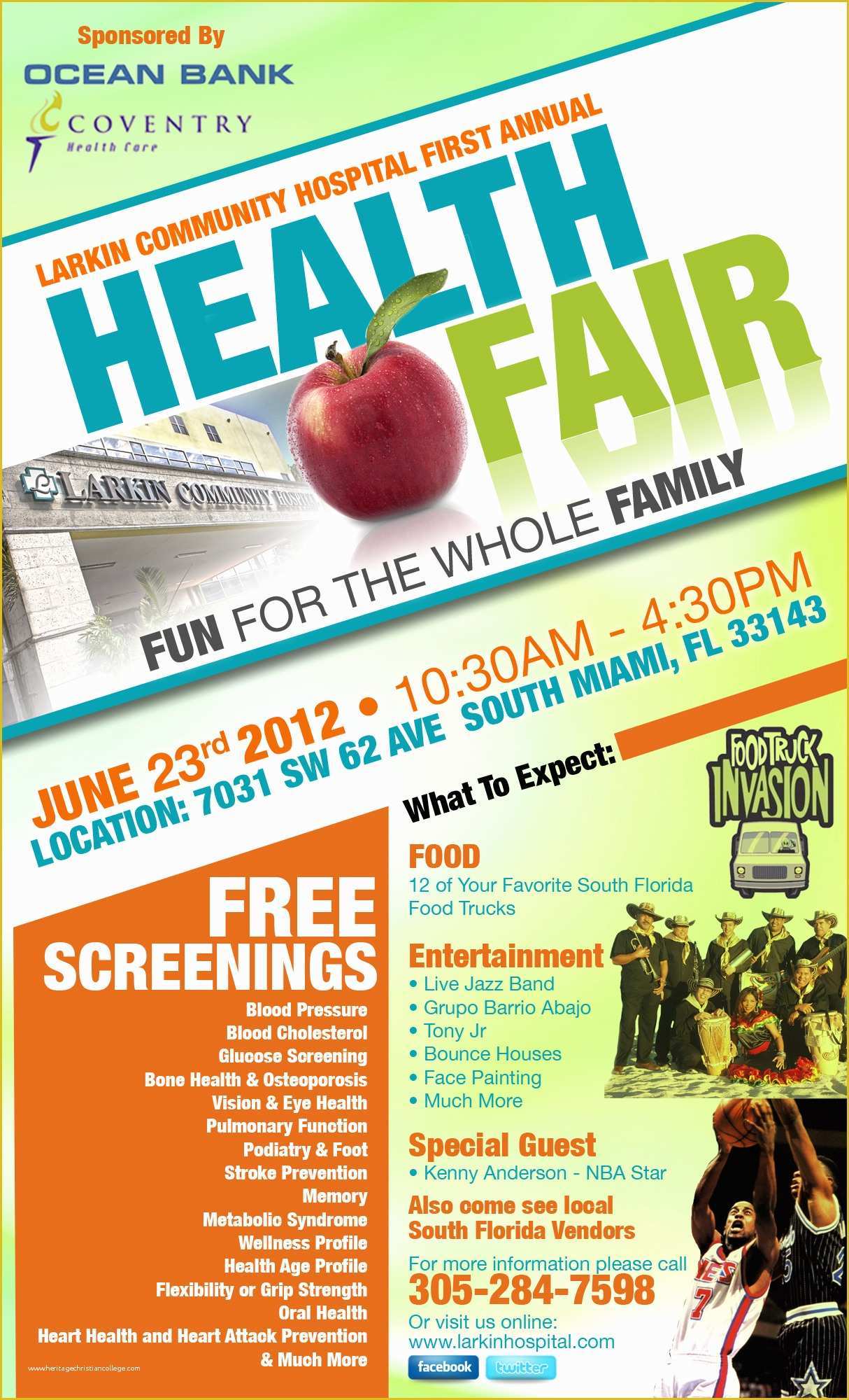 Health Flyer Template Free Of when You Have An Up Ing Health Fair Expo that Need