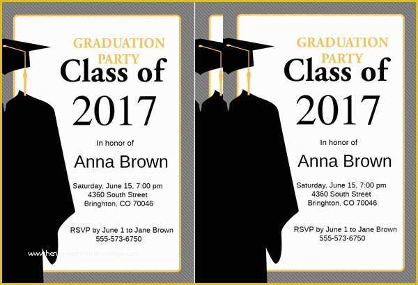 High School Graduation Invitation Templates Free Of 42 Sample Graduation Invitation Designs & Templates Psd