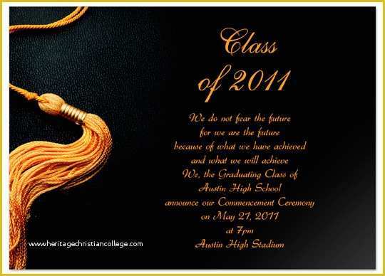 High School Graduation Invitation Templates Free Of Download Line Graduation Invitation Announcement Gold