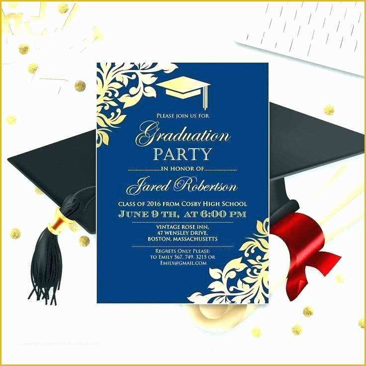 High School Graduation Invitation Templates Free Of Free Party Invitation Templates Invite Template Graduation