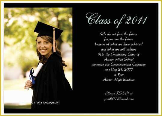 High School Graduation Invitation Templates Free Of Graduation Invitations Easyday