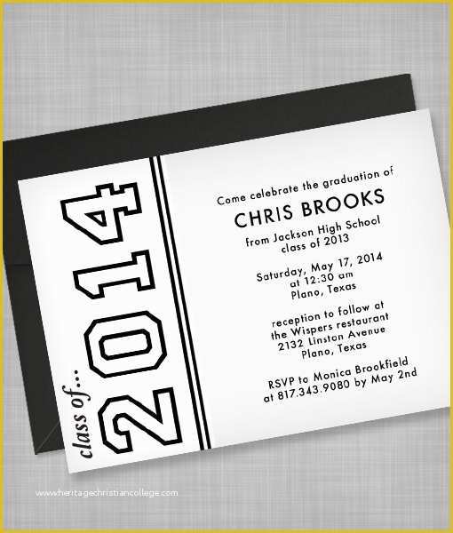 High School Graduation Invitation Templates Free Of High School Graduation Invitation Template – Download & Print