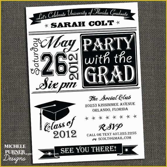 High School Graduation Invitation Templates Free Of Items Similar to High School or College Graduation Party