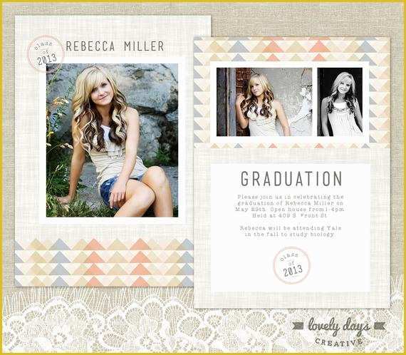 High School Graduation Invitation Templates Free Of Items Similar to Senior Graduation Announcement Template