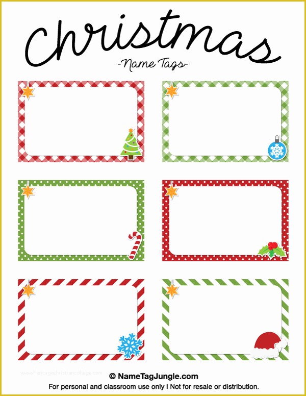 Holiday Labels Template Free Of Pin by Muse Printables On Name Tags at Nametagjungle