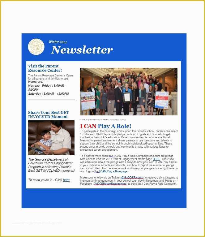 Html Newsletter Templates Free Download Of 50 Free Newsletter Templates for Work School and