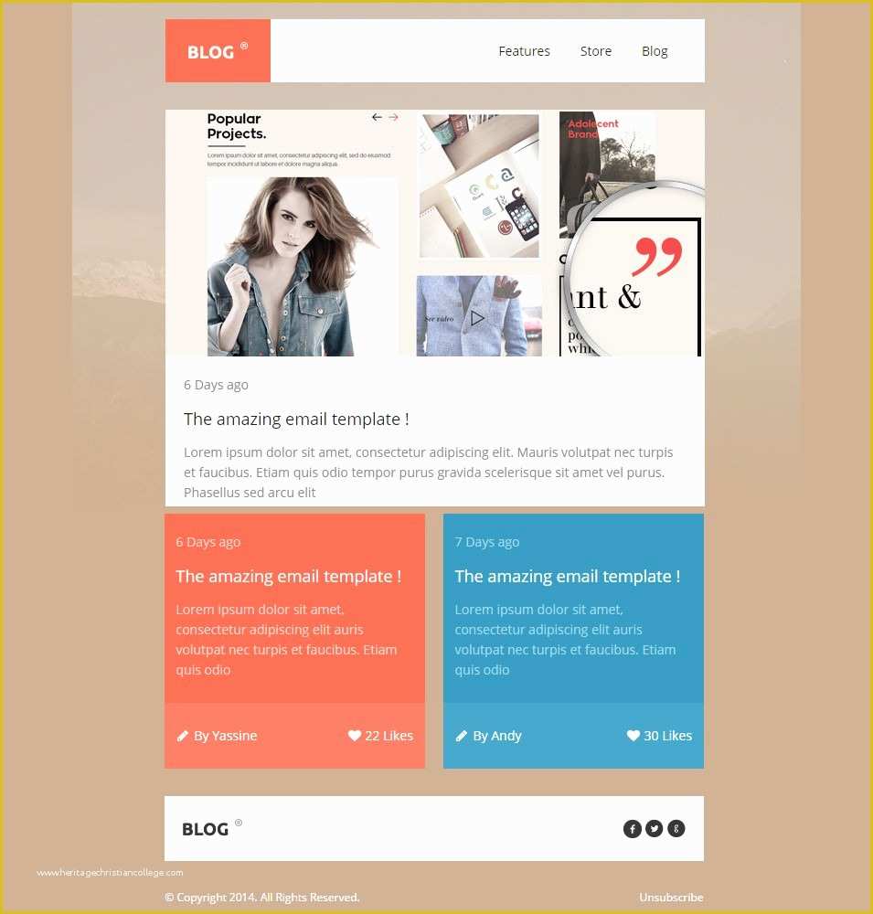 Html Newsletter Templates Free Download Of Best Mobile Newsletter Templates 20 Free Sample